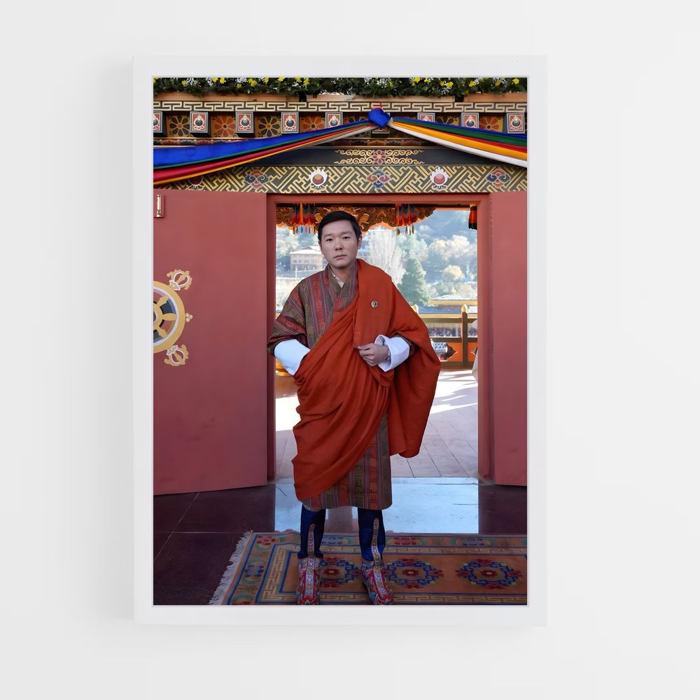 ap-prince jigme ugyen wangchuck-1 cadre Blanc