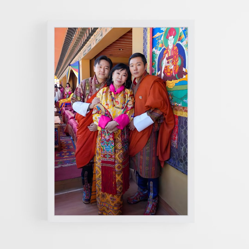 ap-prince jigme ugyen wangchuck-2 cadre Blanc