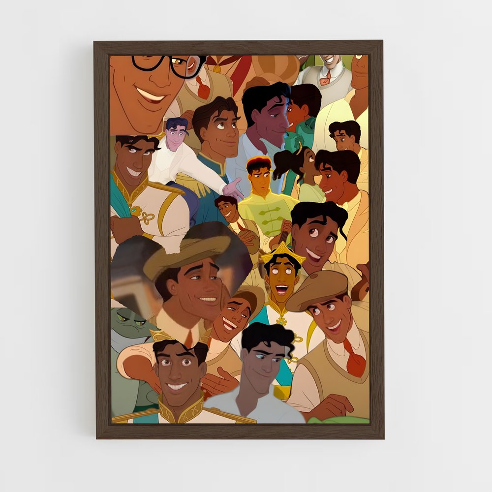 ap-prince naveen-10 cadre Bois foncé