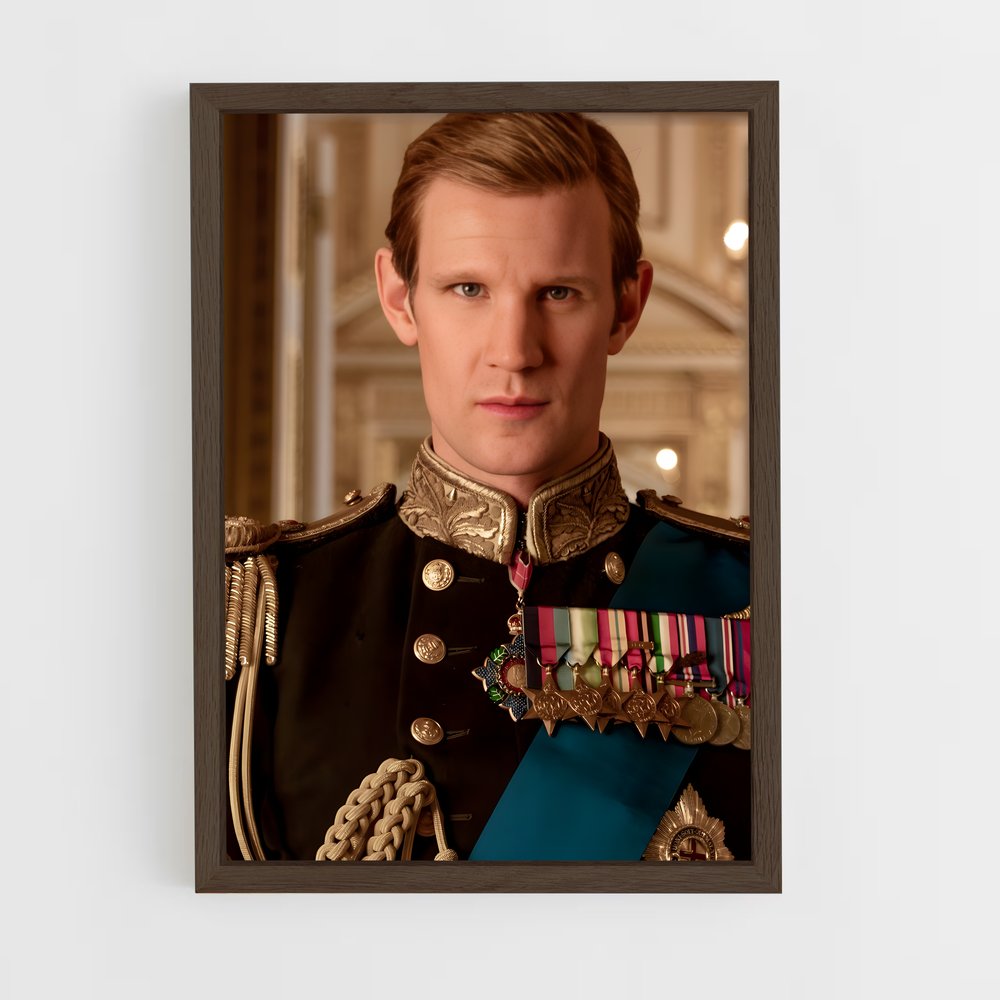 ap-prince philip-7 cadre Bois foncé