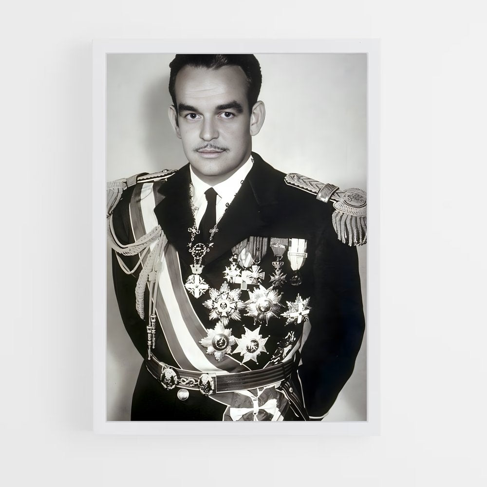 ap-prince rainier iii-1 cadre Blanc