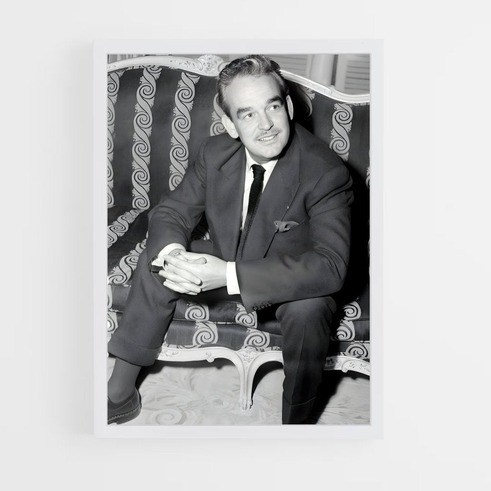 ap-prince rainier iii-3 cadre Blanc