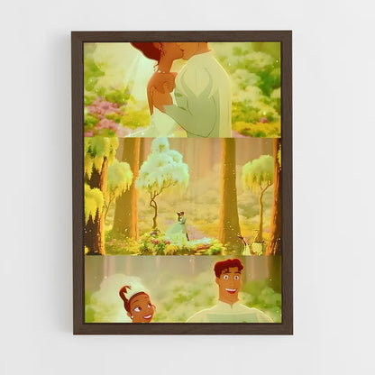 ap-princess and the frog-5 cadre Bois foncé