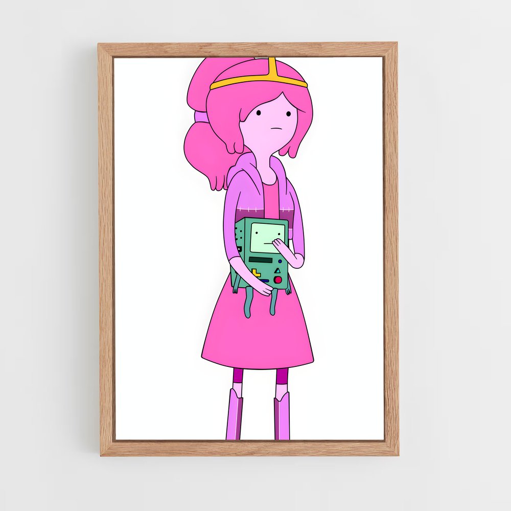 ap-princess bubblegum-1 cadre Bois clair