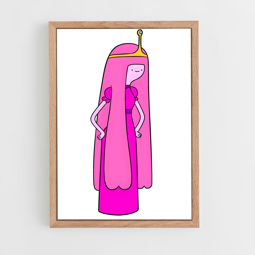 ap-princess bubblegum-2 cadre Bois clair