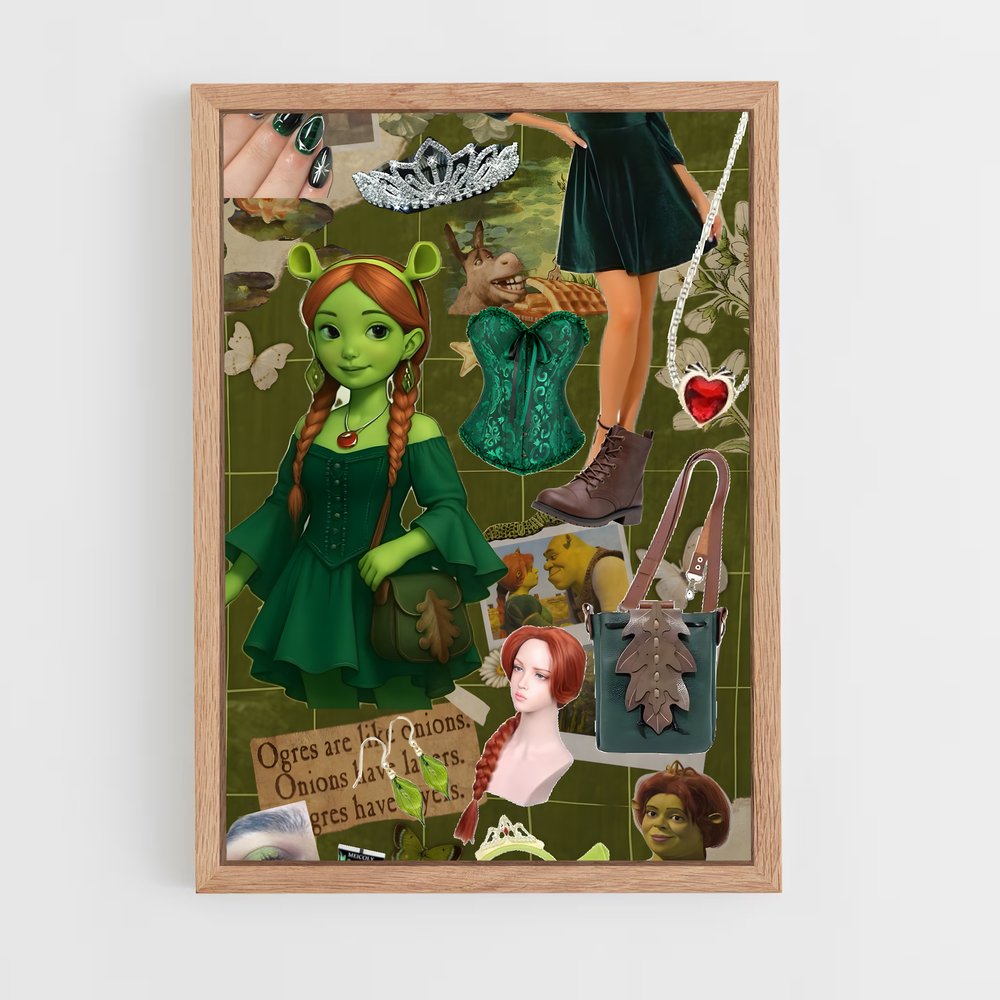 ap-princess fiona-2 cadre Bois clair