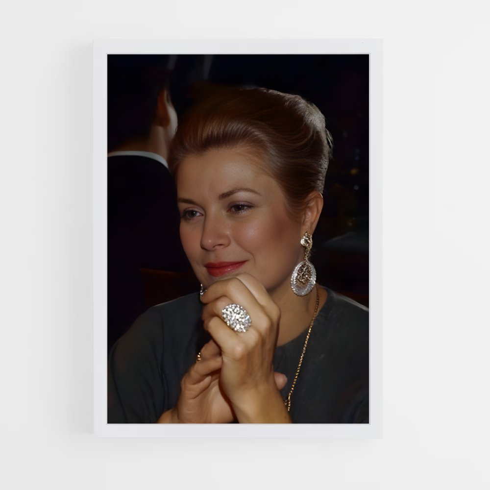 ap-princess grace-1 cadre Blanc