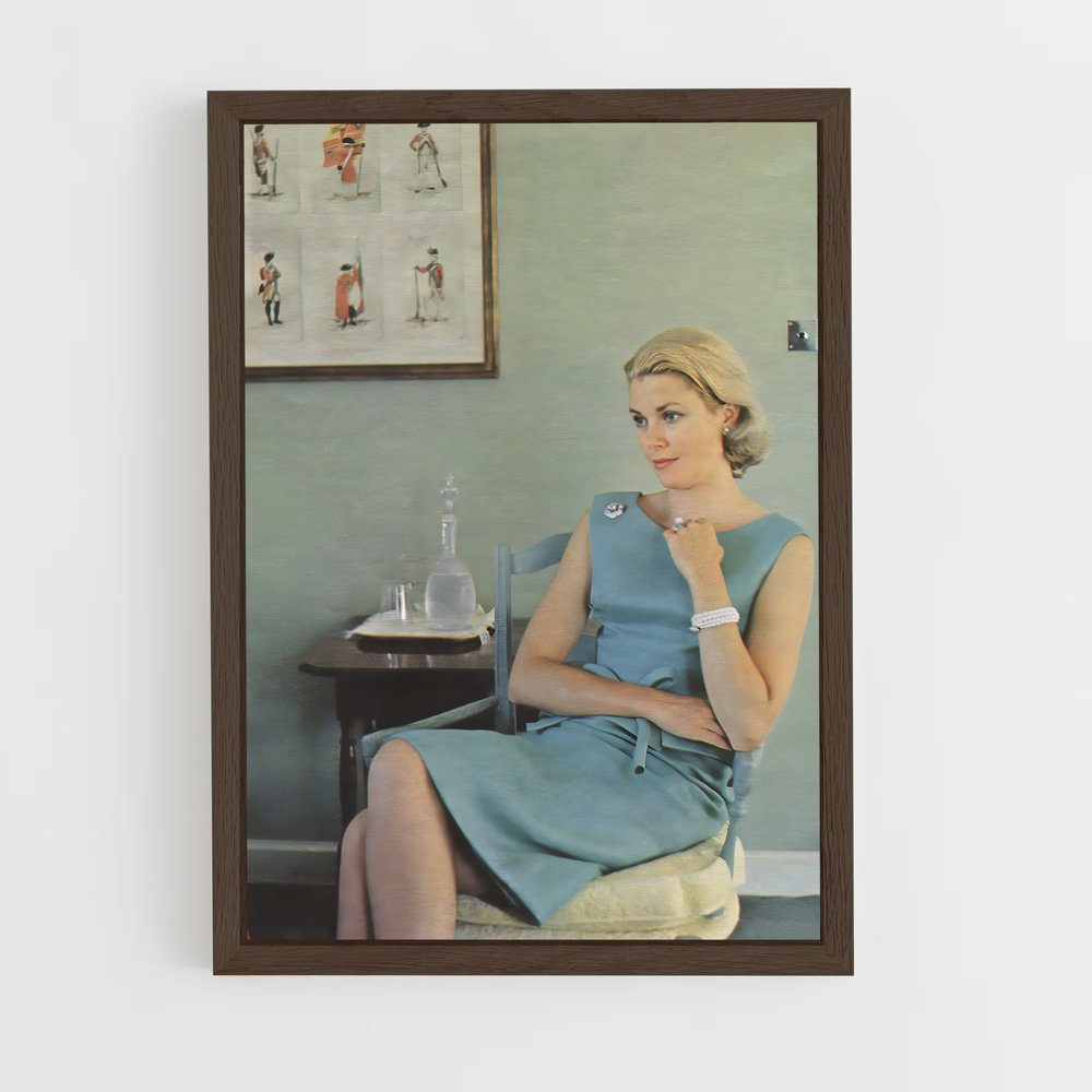 ap-princess grace-2 cadre Bois foncé