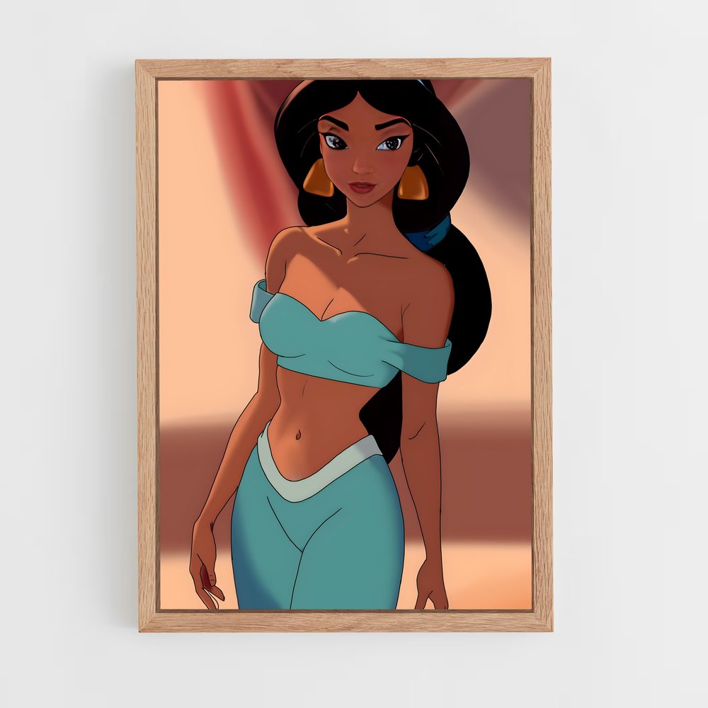 ap-princess jasmine-2 cadre Bois clair