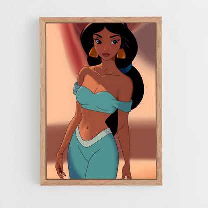 ap-princess jasmine-2 cadre Bois clair