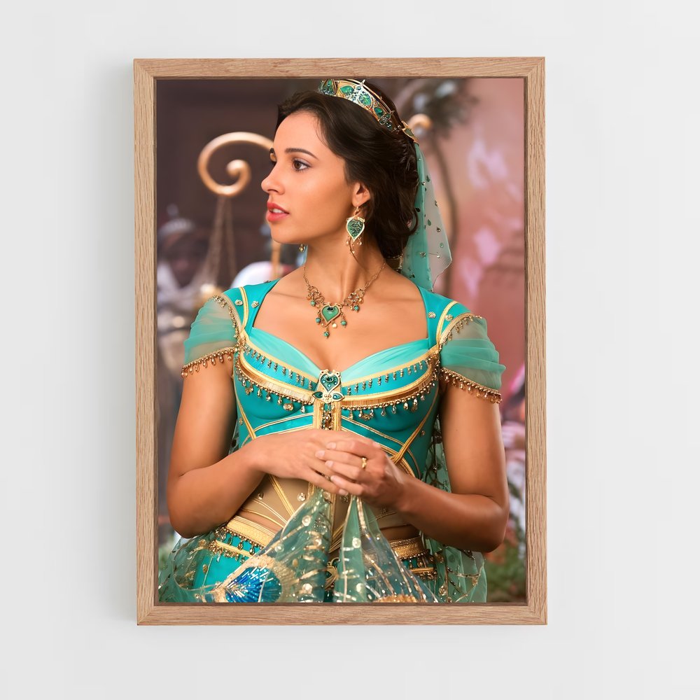 ap-princess jasmine-3 cadre Bois clair