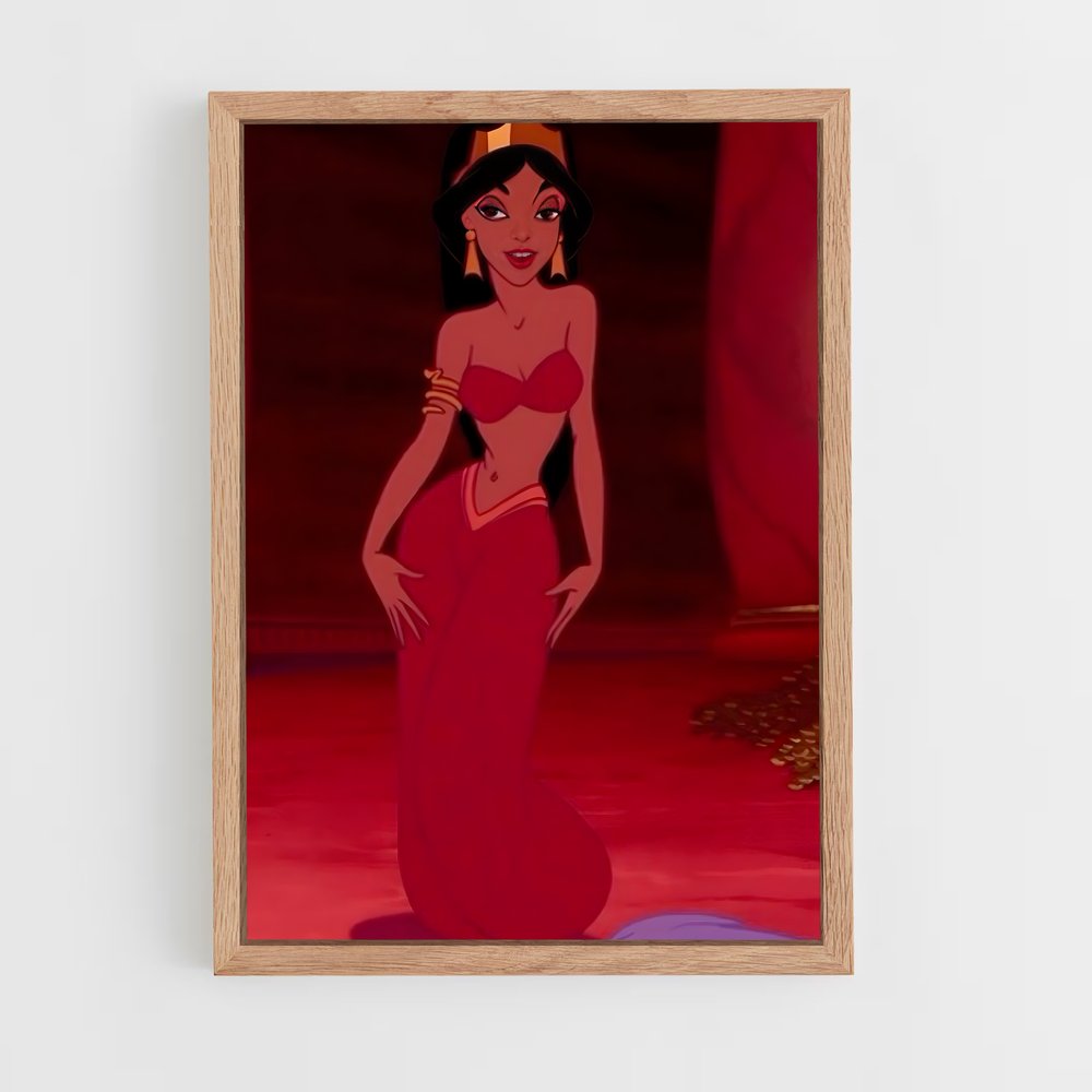 ap-princess jasmine-4 cadre Bois clair