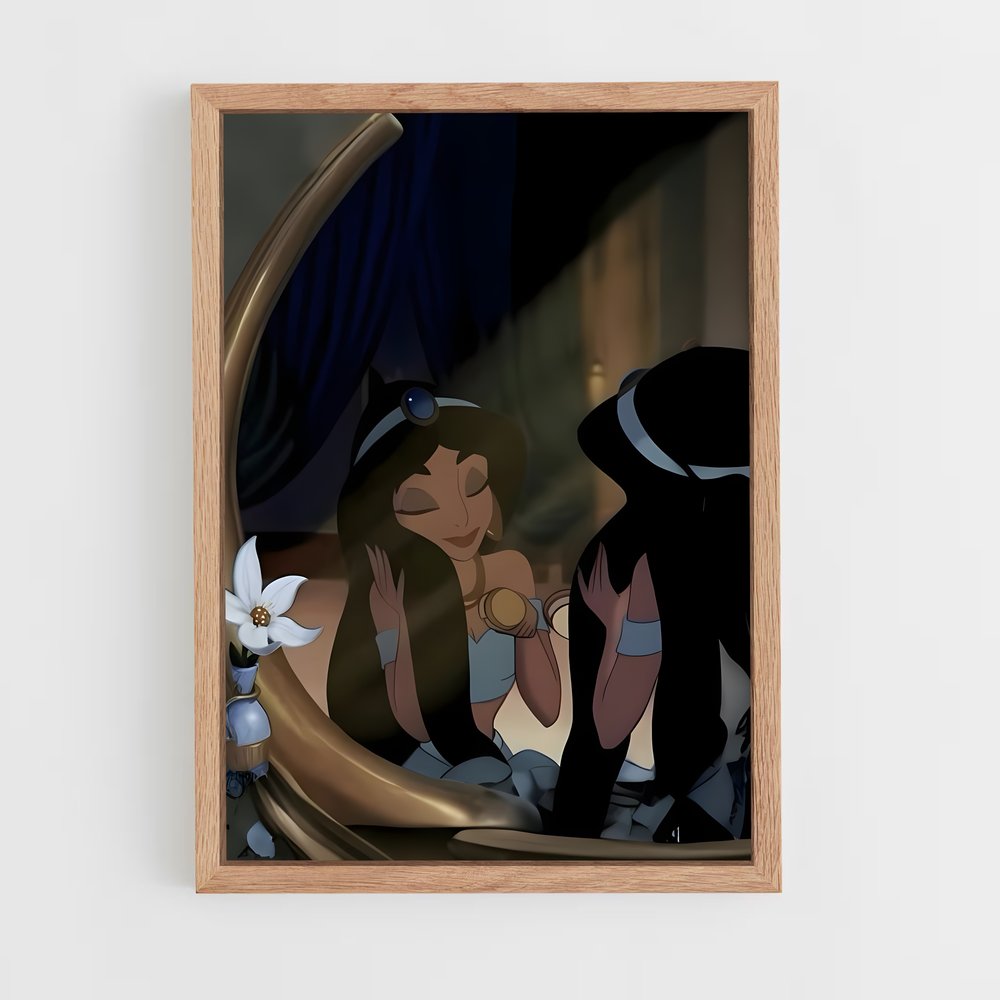 ap-princess jasmine-6 cadre Bois clair