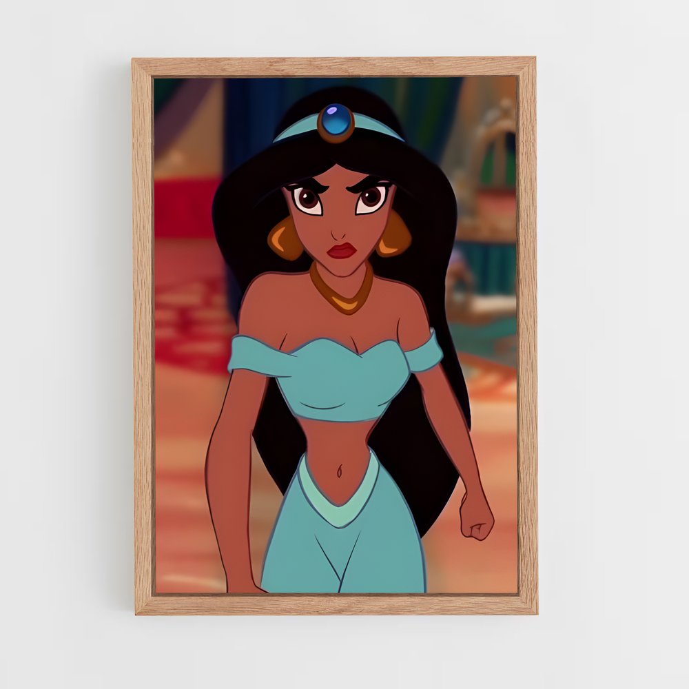 ap-princess jasmine-7 cadre Bois clair