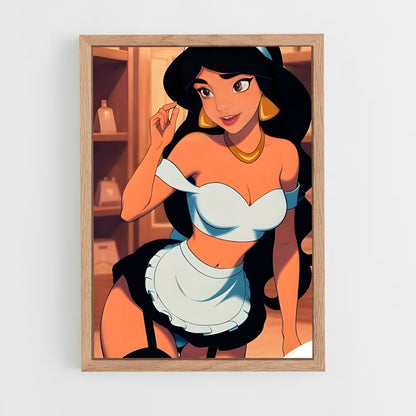 ap-princess jasmine-8 cadre Bois clair