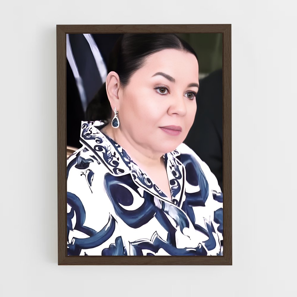 ap-princess lalla asma-1 cadre Bois foncé