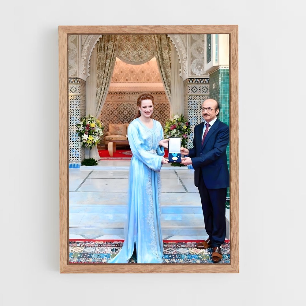 ap-princess lalla salma-6 cadre Bois clair