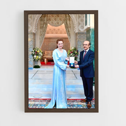 ap-princess lalla salma-6 cadre Bois foncé