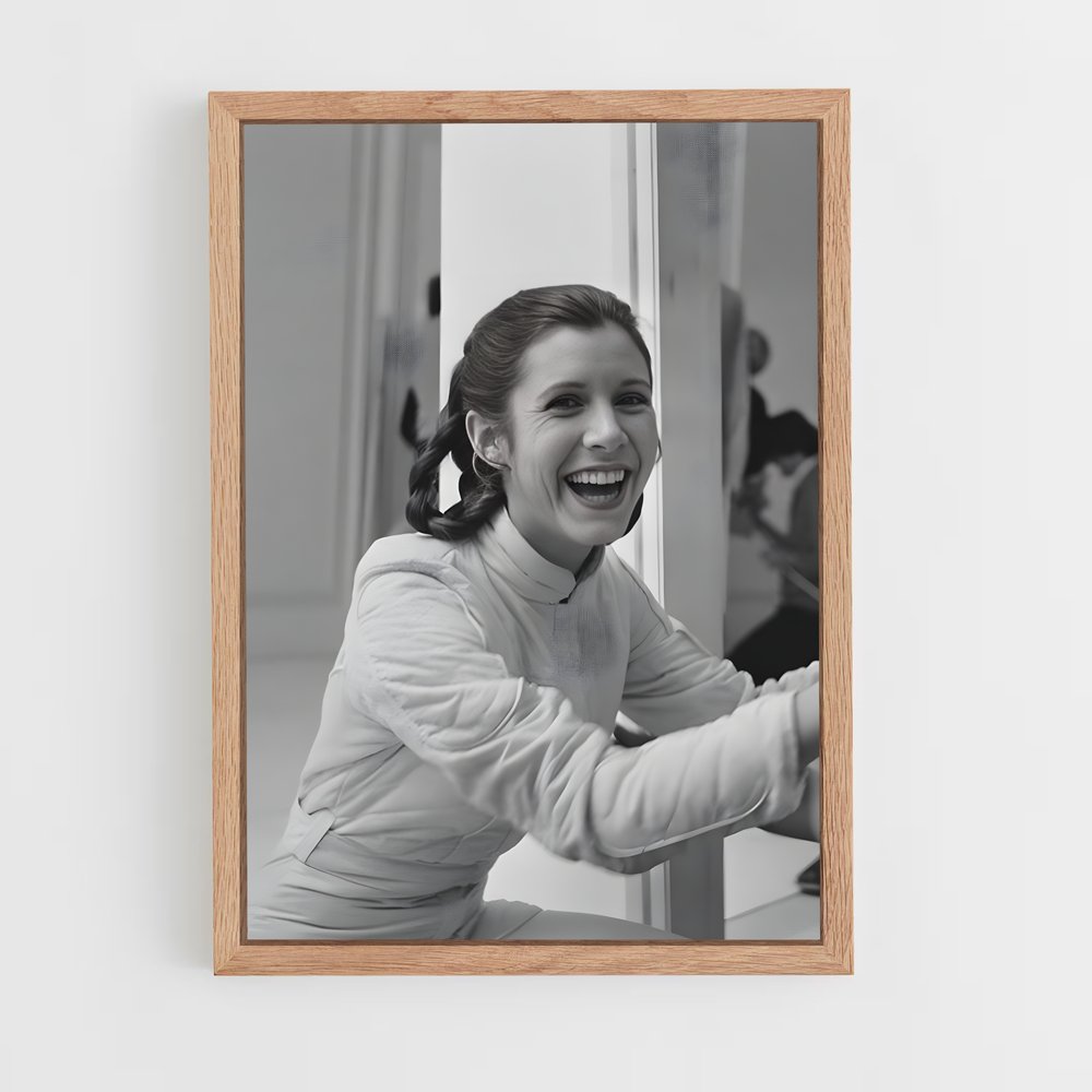 ap-princess leia-7 cadre Bois clair