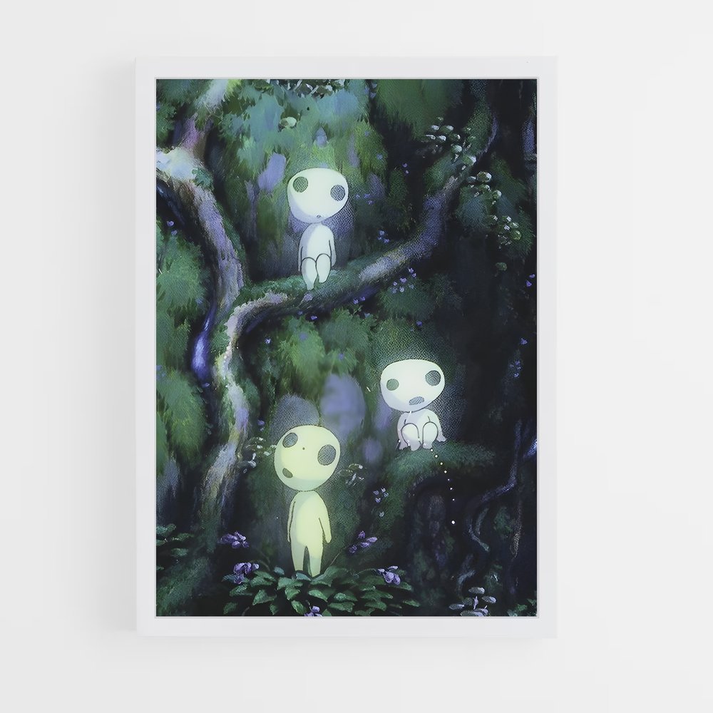 ap-princess mononoke-2 cadre Blanc