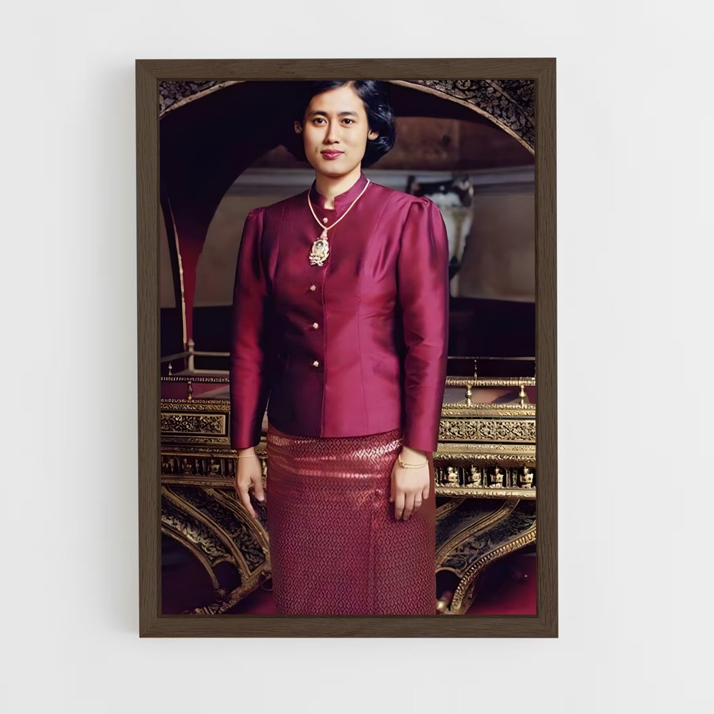 ap-princess sirindhorn-2 cadre Bois foncé
