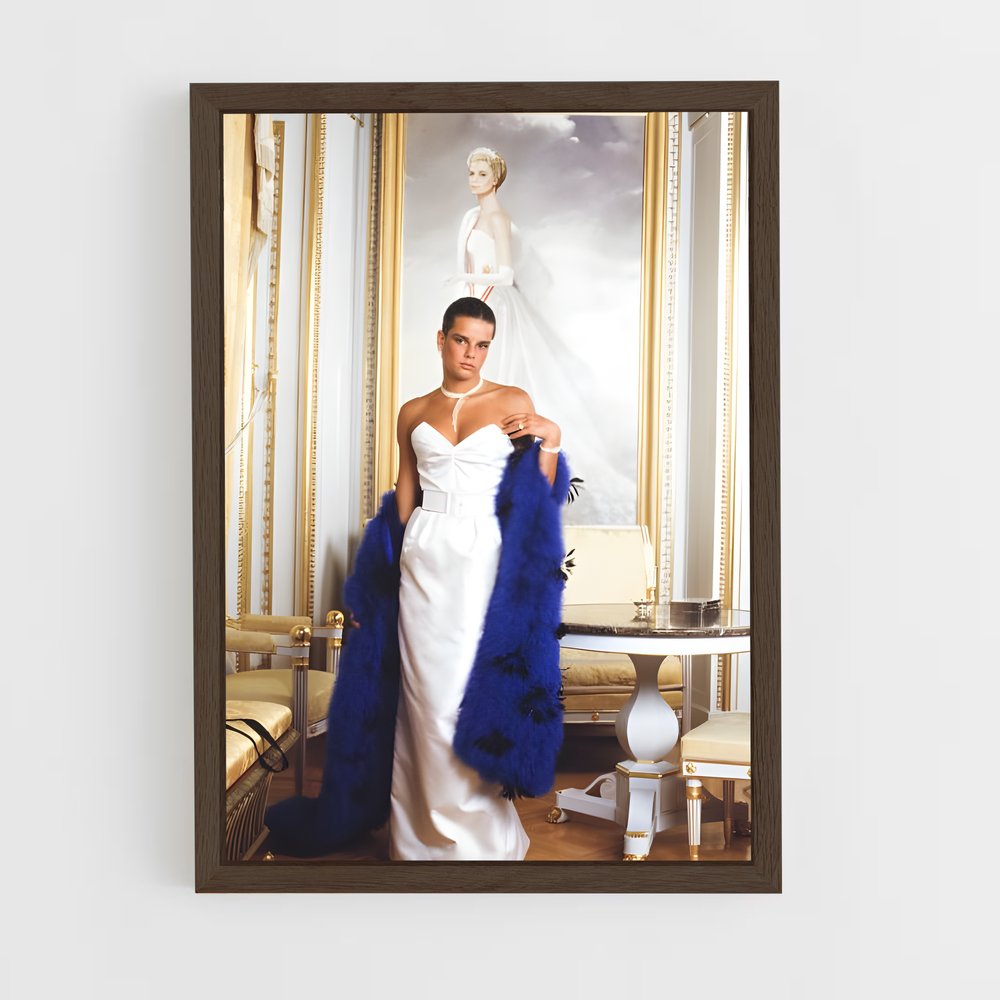ap-princess stephanie-3 cadre Bois foncé