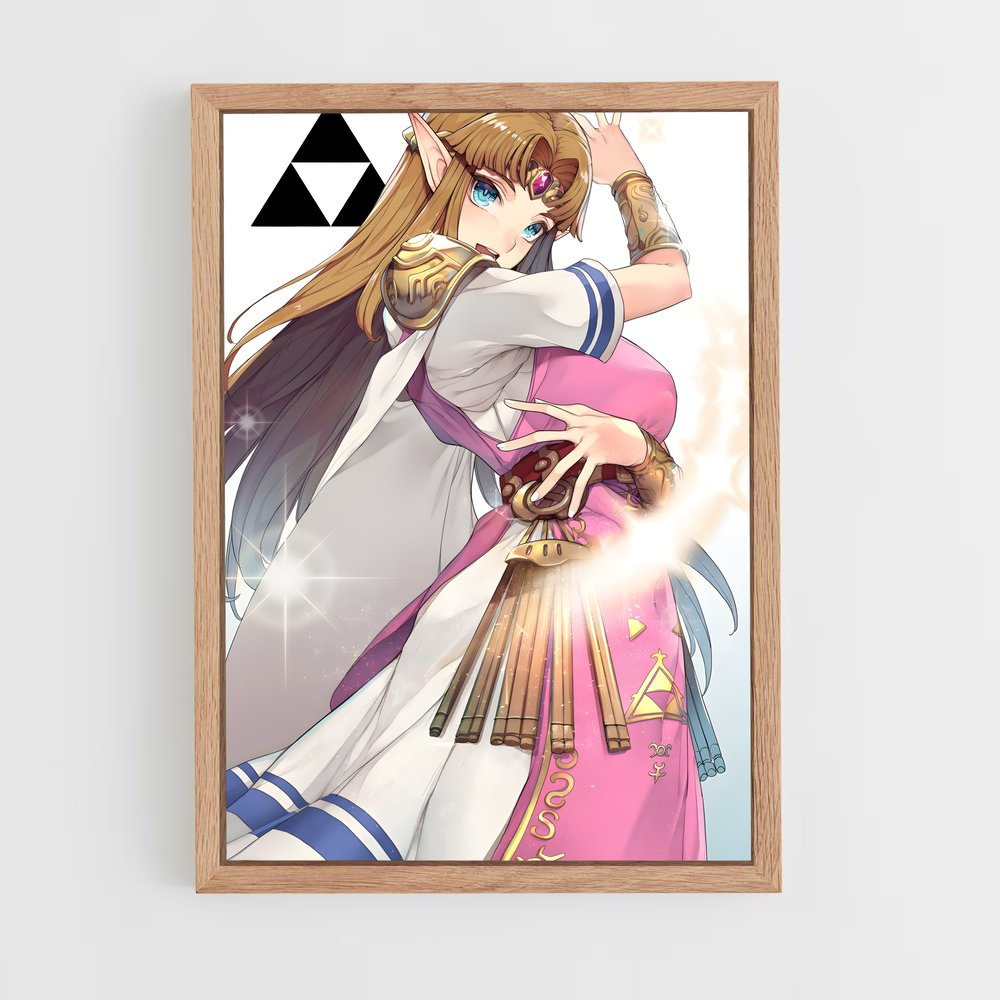 ap-princess zelda-5 cadre Bois clair