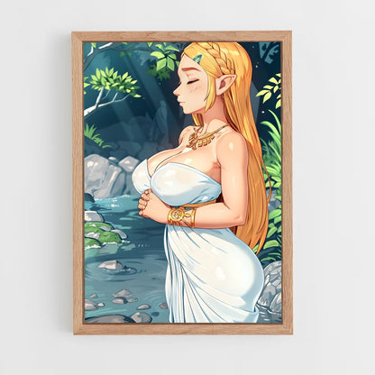 ap-princess zelda-8 cadre Bois clair