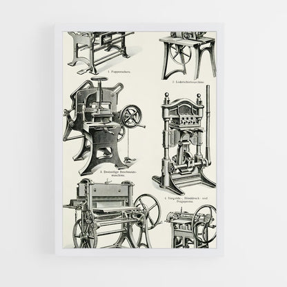 ap-printing press-2 cadre Blanc
