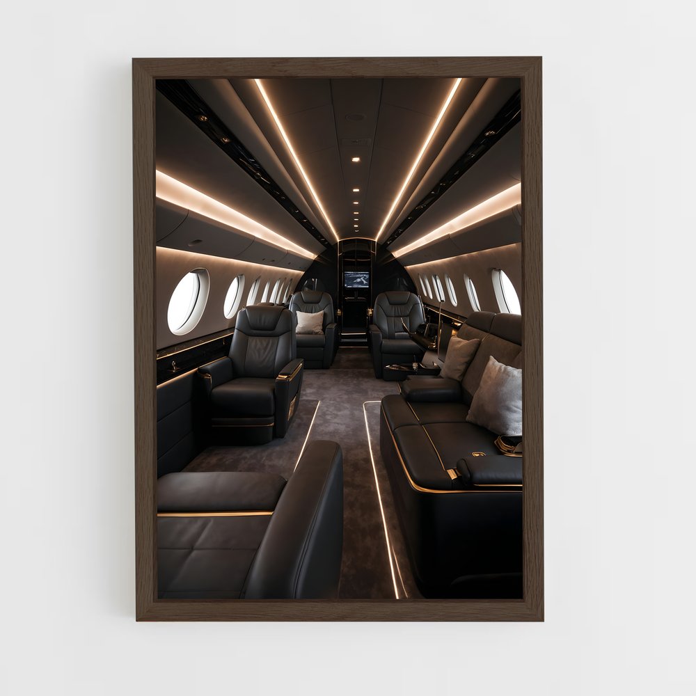 ap-private jets-1 cadre Bois foncé