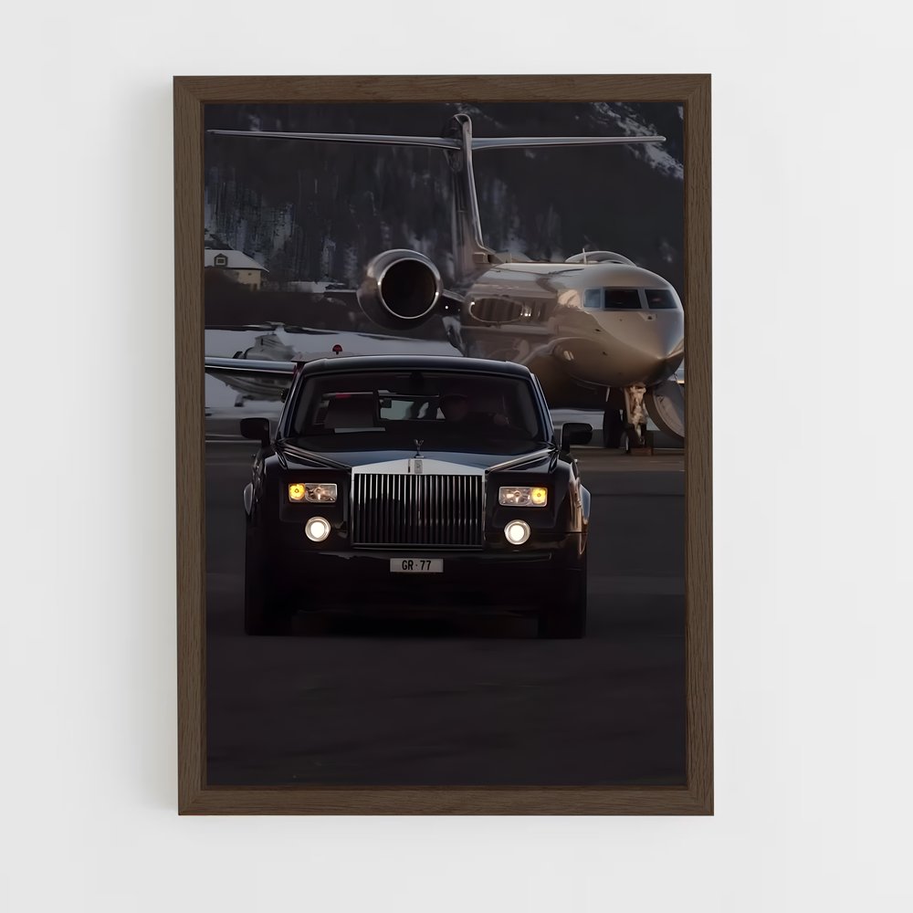 ap-private jets-11 cadre Bois foncé