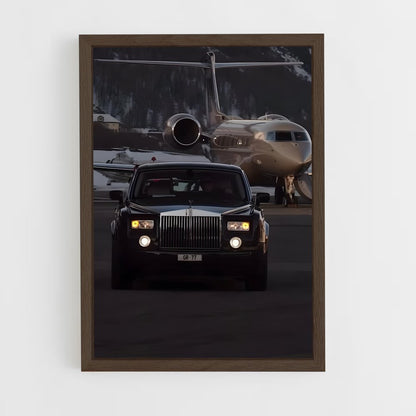 ap-private jets-11 cadre Bois foncé