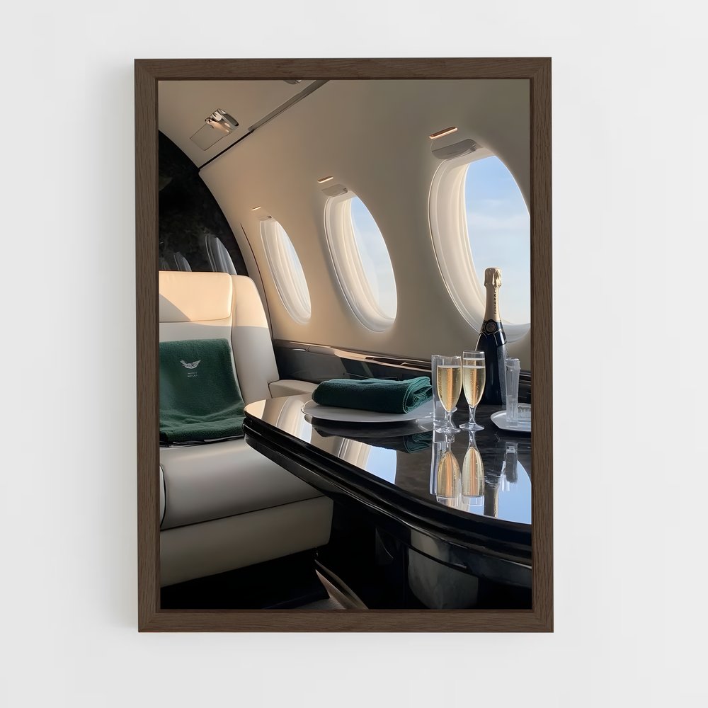 ap-private jets-2 cadre Bois foncé