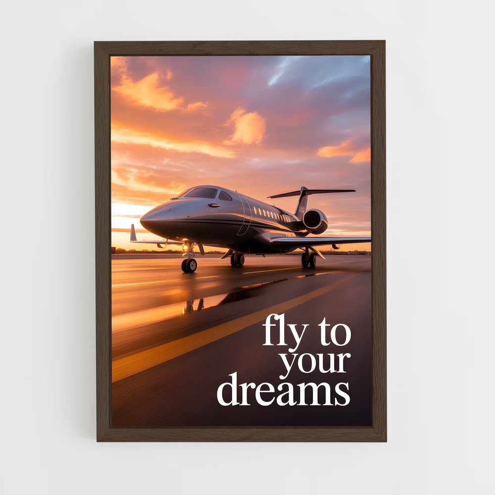 ap-private jets-6 cadre Bois foncé