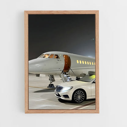 ap-private jets-8 cadre Bois clair