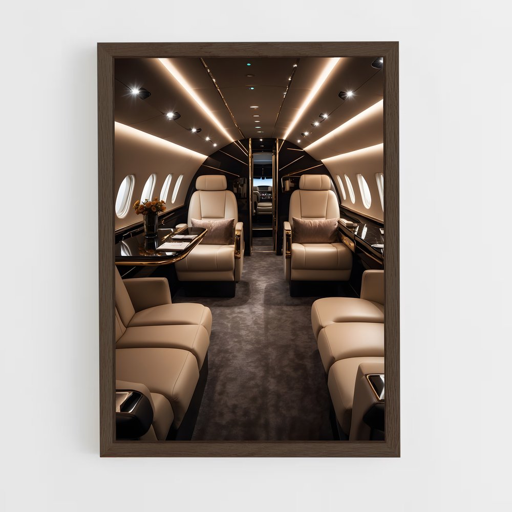 ap-private jets-9 cadre Bois foncé