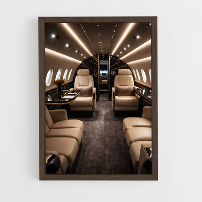 ap-private jets-9 cadre Bois foncé