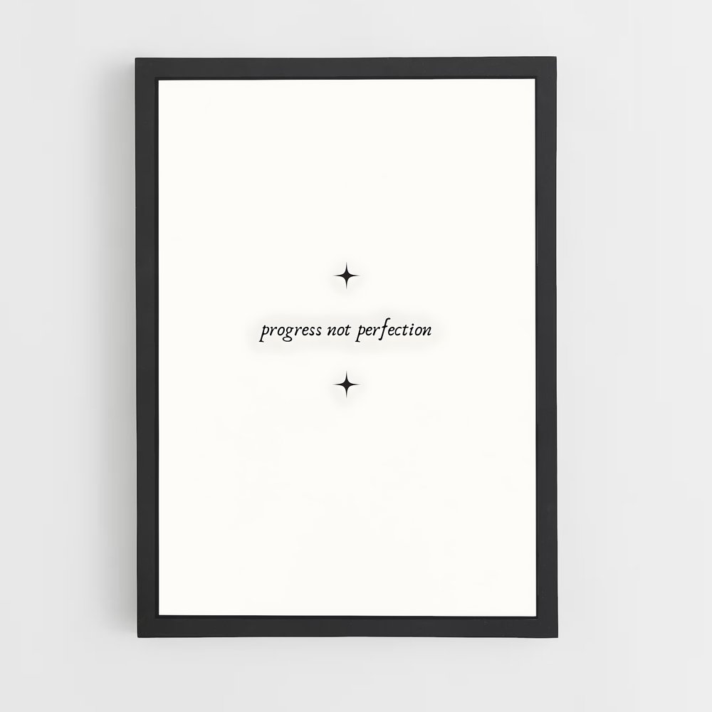ap-progress not perfection-5 cadre Noir