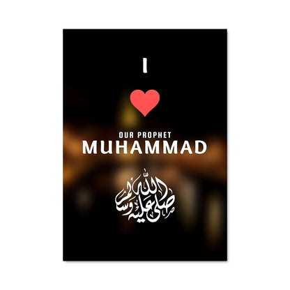 Poster I Love Muhammad