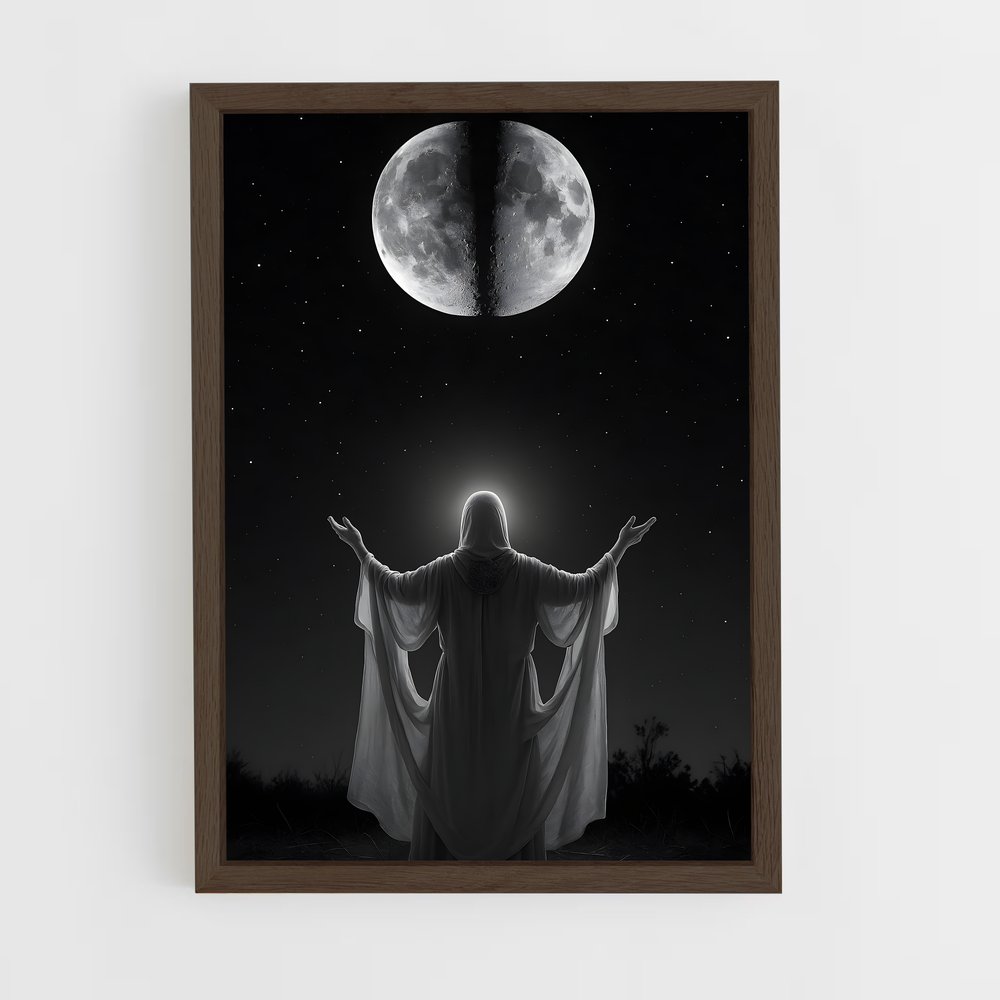 ap-prophet mohammed-4 cadre Bois foncé