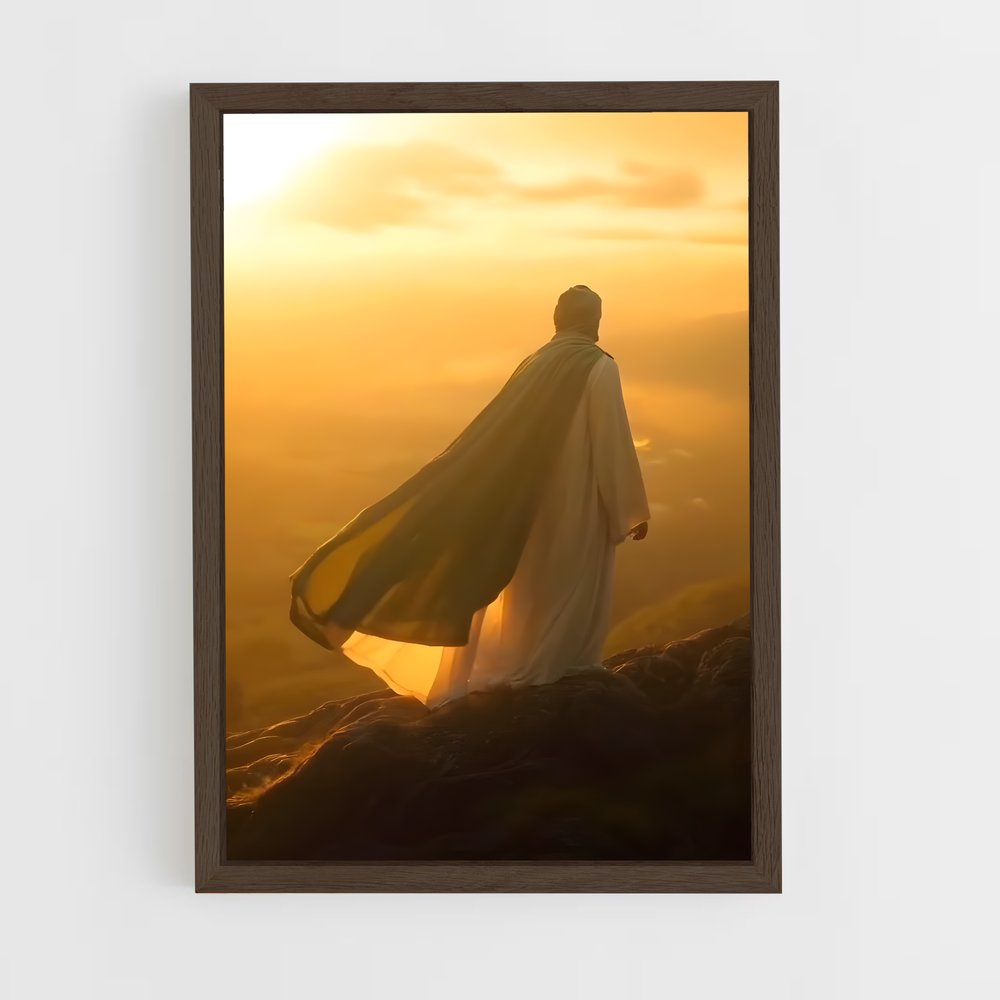 ap-prophet mohammed-6 cadre Bois foncé