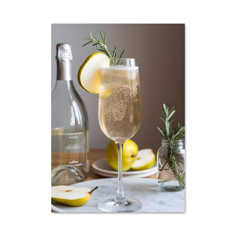 Poster Prosecco et Citron