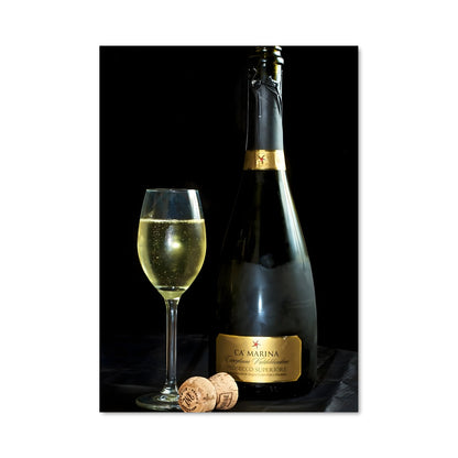 Poster Toast au Prosecco