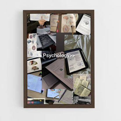 ap-psychology-4 cadre Bois foncé
