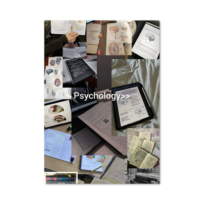 Poster Papeterie Psychédélique