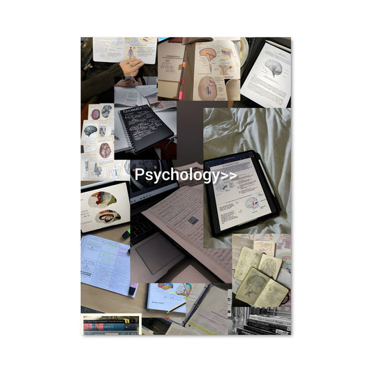 Poster Papeterie Psychédélique