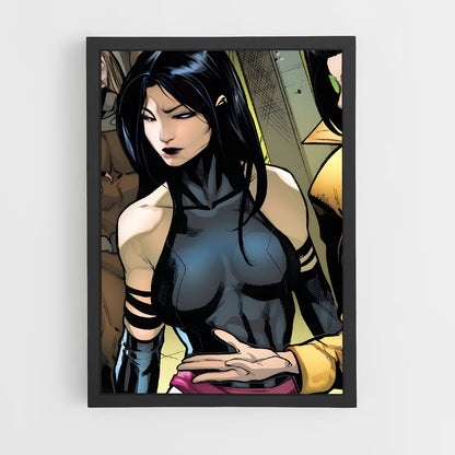 ap-psylocke x-men-4 cadre Noir