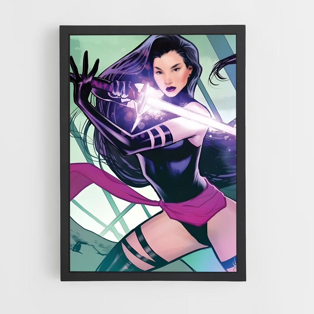 ap-psylocke x-men-7 cadre Noir
