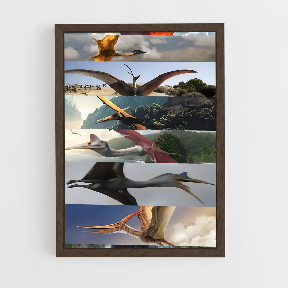 ap-pterodactyl-3 cadre Bois foncé