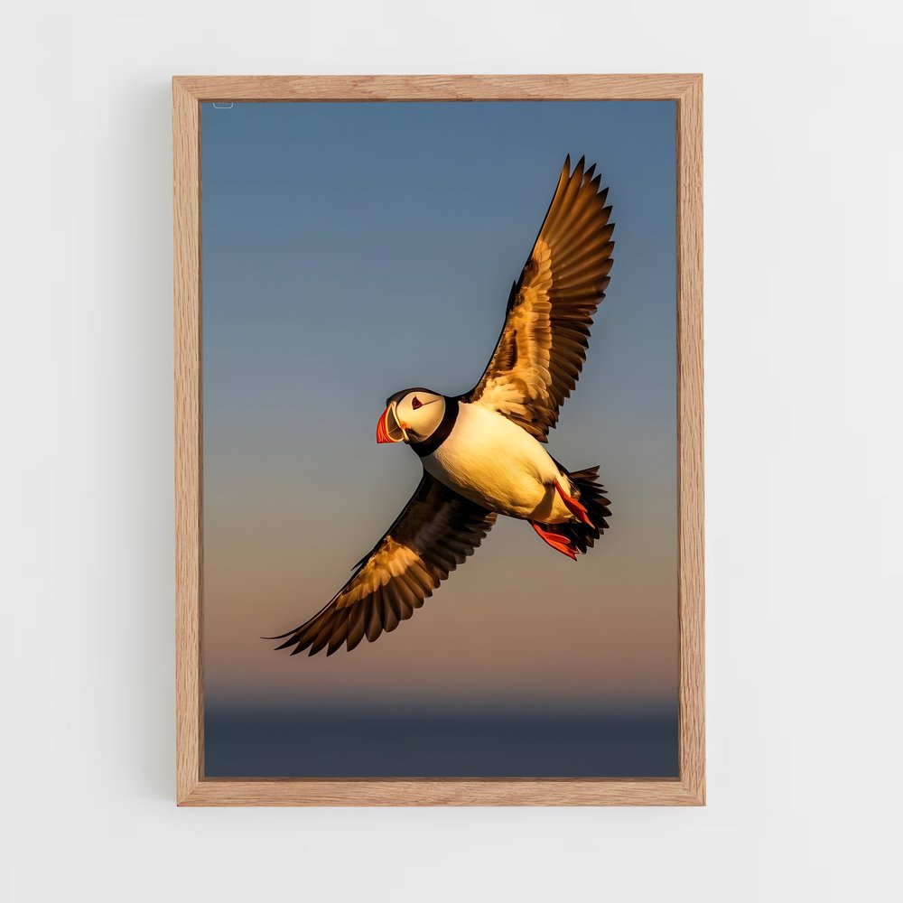 ap-puffin-4 cadre Bois clair